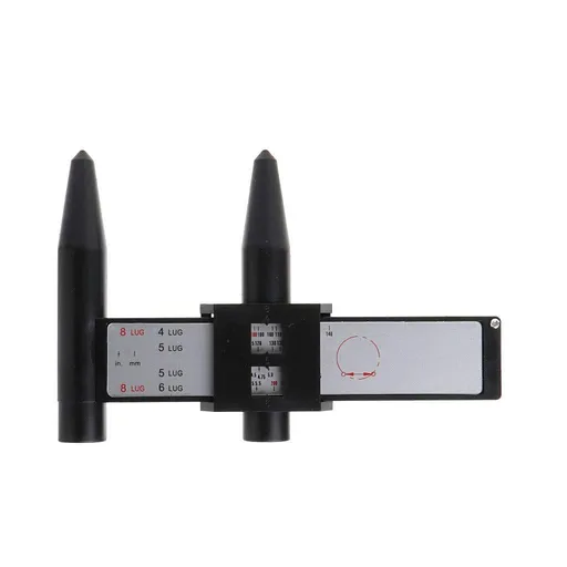 Wheel For Bolt Pattern Sliding PCD Measuring Tool Gauge Ruler 4 5 6 8 Holes PCD Ruler Lugs Hub Measurement Wheel Bolt Pattern
