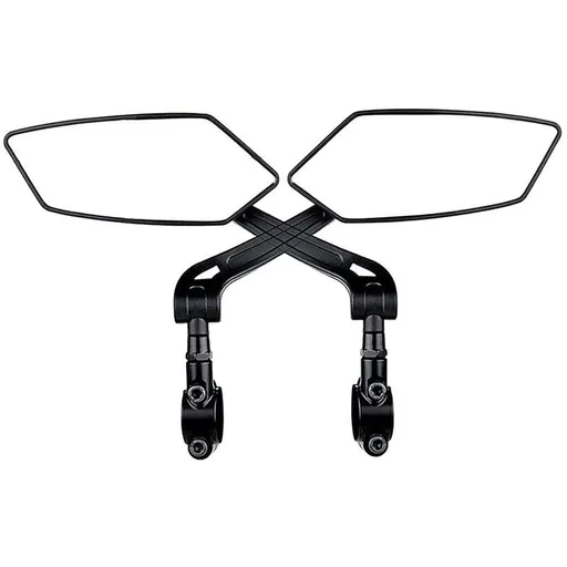 Mirror Seat Raised, Bicycle Rearview Mirror Rotated 360 Degrees, Motorcycle Rearview Mirror Modified with Large(1 Pair)