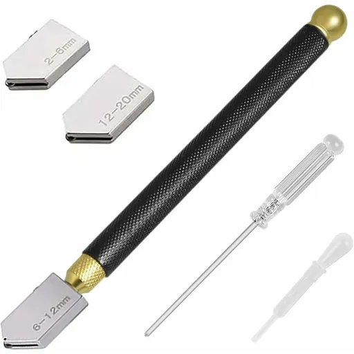 Professional Glass Cutter, Glass Cutting Tool, Pencil Style, Cut Glass 2-20Mm Thickness For Cutting
