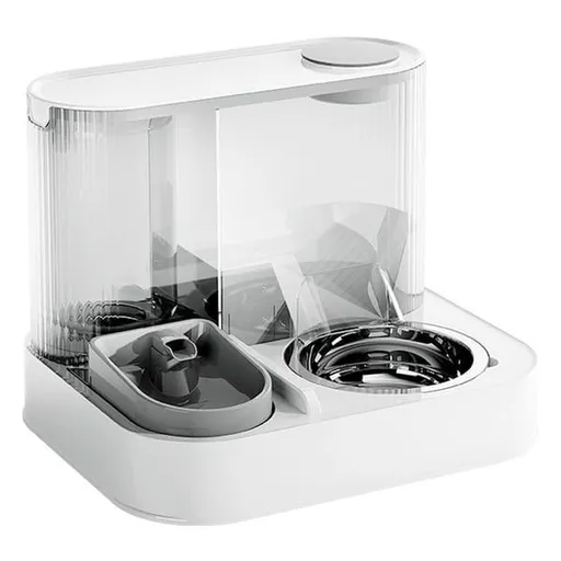 Gray Green Automatic Cat Feeder Cat Water Dispenser Cat Feeding Set Cat Supplies Cat Care
