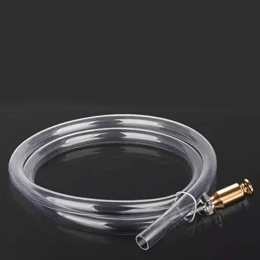 1Pack Multi Color Gas Siphon Hose For Oil Change Fluid Transfer Emergency Use 157.20X0.59X0.59In