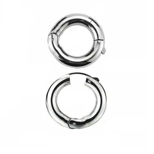 House Of Dasein Stainless Steel Ball Stretcher Penis Metal Cock Ring For Men - Small