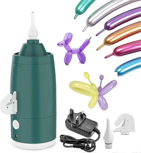 Electric Balloon Pump 30W Portable Air Inflator for Long Balloons Party