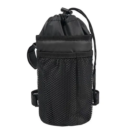 Tactical Water Bottle Holder MOLLE Pouch Outdoor Bottle Carrier Drawstring Bag for Hiking Camping Cycling - S
