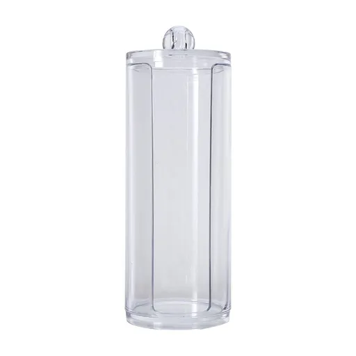 Acrylic Makeup Cotton Pads Box Cases Holder Cosmetic Organizer Storage Container