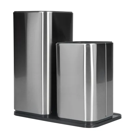 2 in 1 Knife Holder with Cutting Board Organizer Stainless Steel Kitchen Storage Accessory