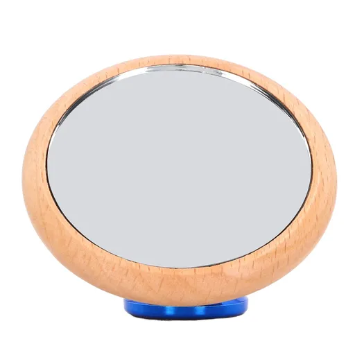 Coffee Reflective Mirror Multidirectional Rotation Adjustable Magnetism Observative Mirror for Kitchen Blue