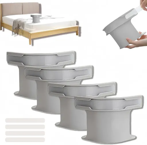 4 pieces - Sheet holder - Bed sheet holder - Duvet clips - Sheet clamps - with fastening strips - removable fitted sheet corner holders - bed clips - corner holders for covers - for mattress protectors, bedding, blankets - 15*12*8.5 cm - grey