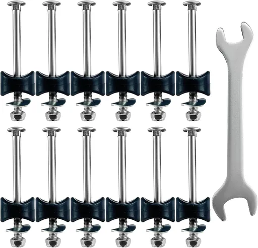 Trampoline Parts Replacement Screws and Bolts M8 X 3.62in for Trampoline Legs 12 Piece