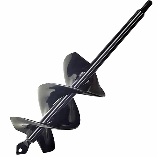 Garden Auger Drill Bit for Planting 3x12inch,Solid Core Shaft Garden Auger Spiral Drill Bit,Planting Auger for Bulb Planting