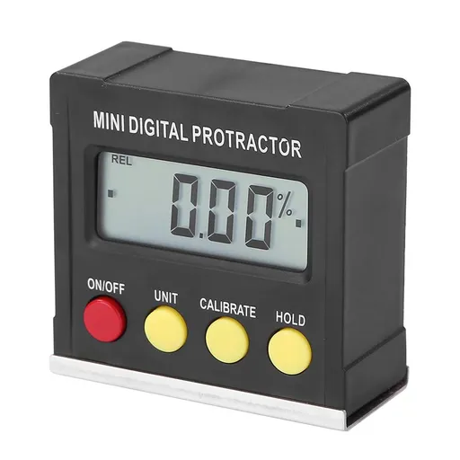 Horizontal Angle Gauge, Digital Protractor, Inclinometer, Electronic Level Box with Magnetic Base Measuring Tools for Carpentry
