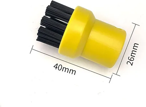 Window Nozzle Mirror Brush Head Squeegee Round Brush Accessories Kit Replacement Compatible with CTK10 CTK20 Steam Mop Cleaners