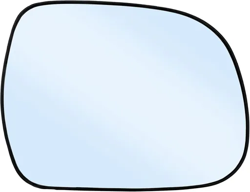 Passenger Right Side Heated Convex Mirror Glass with Rear Holder, Replacement for 2004-2009 Lexus RX330, RX350 and RX400h Models