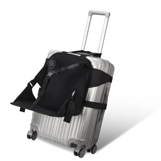 Travel Seat for Kids, Kids Travel Essentials Portable Ride on Luggage for Kids, Foldable Travel Seat for Kids with Seat Belt