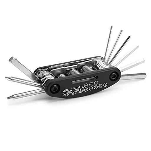 Multi Fuctional Tool 16 in 1 - Bike Tool Kit - Repair Tool Kit for Bike, Mountainbike, E-bike - Bicycle Mutli Tool Set
