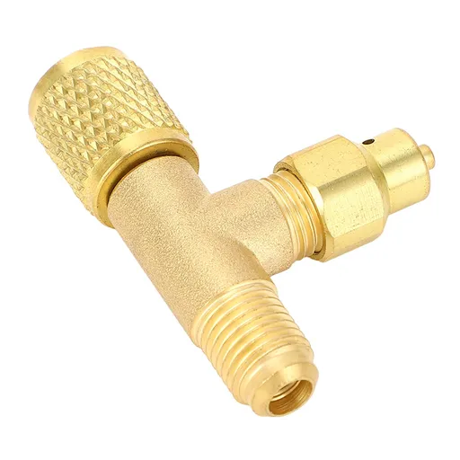 Air Conditioning Line Repair Tools Refrigerant Charging Valve Exhaust Valve 1/4 SAE 7/16 20 UNF for R22 R12 Air Conditioning Parts