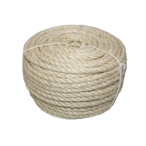 Vintage Burlap Rope Woven DIY Cat Climbing Scratch Rope 6-8mm Home Decoration - 6mm x 20m