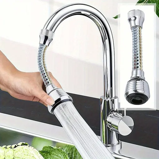 360 Degree Faucet Anti Splash Head Kitchen Water Saver Universal Rotating Bubbler Filter Nozzle Booster Nozzle Kitchen Bathroom Tools