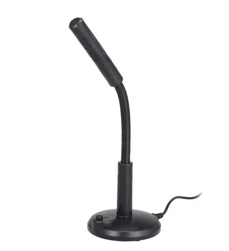 Anself USB Desktop Microphone Plug &Play PC Computer Mic for Computer Gaming Recording Chatting Singing Meeting