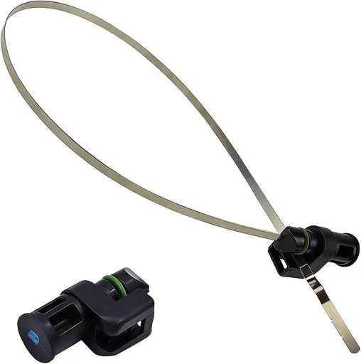 Car Transmission Oil Dipstick, Engine CVT Immersion Oil Level Measurement Tool, Portable Flexible Dipstick OEM# 31086-JA00A, Compatible with Nissan Altima Rogue 2.5 L (Black)