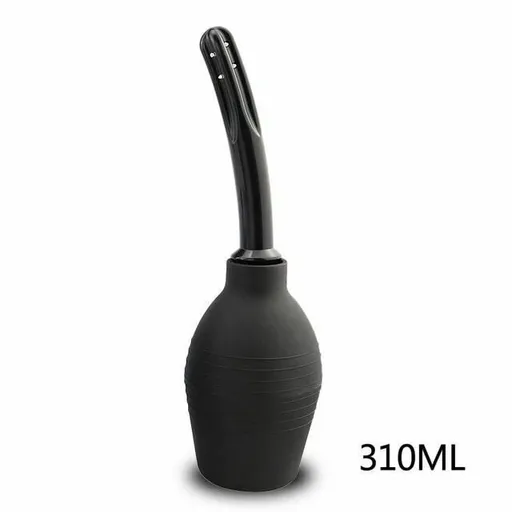 House Of Dasein Anal Washer Nozzle Pump Vaginal Shower Butt Plug Sex Toys Douche Enema - Black - 310Ml - An020