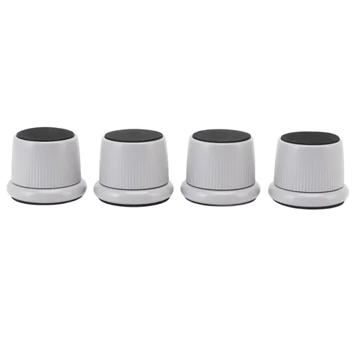 4Pcs Height Adjustable Furniture Riser Wear Resistant Non Slip Furniture Pads for Coffee Machine Sofa Grey