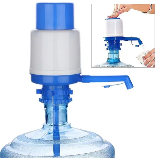 Manual Water Pump Dispenser for 5-6 Gallon Bottles | Camping, Home & Office Use | ABS Plastic | Includes 3 Hose Extensions | No Power Required