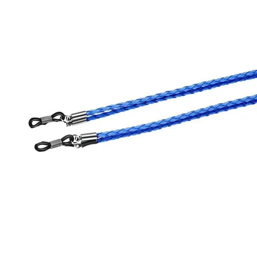 PU Sunglasses Reading Glasses Spectacles Eyeglass Holder Strap Chain - Blue