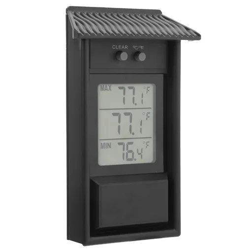 Indoor Outdoor Thermometer Digital Waterproof Temperature Meter Gauge for Garden Greenhouse，Outdoor Waterproof Temperature Meter