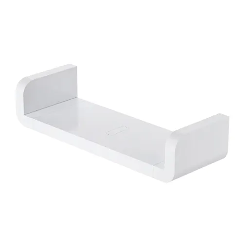 Floating Shelf Adhesive Wall Mounted Non-Drilling, U Bathroom Organizer Display Picture Ledge Shelf for Home Decor/Kitchen/Bathroom
