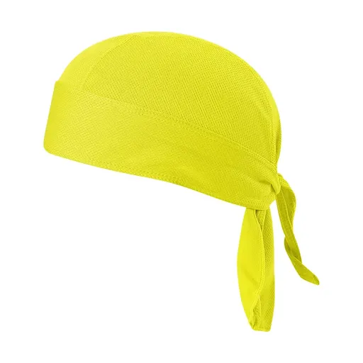Durag Bandanna Cap Cycling Head Wraps Skull Cap Scarves Caps Motorcycle Sports - Yellow