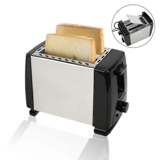 Compact 110V Toaster with Adjustable Settings for Kitchen