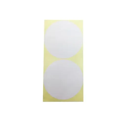 8/13/25/50mm Colour Sticker Dots Adhesive Round Labels Circular Scrapbooking White - 100mm*2 Dots