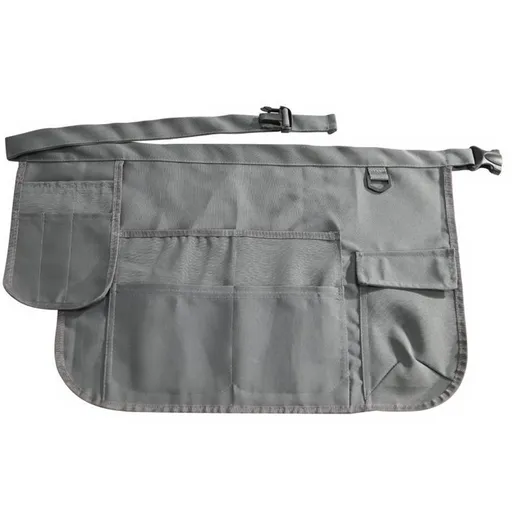 7-pocket waterproof professional cleaning apron. Specially designed for professional cleaners. Just like the clean storage waist bag around your waist（grey）