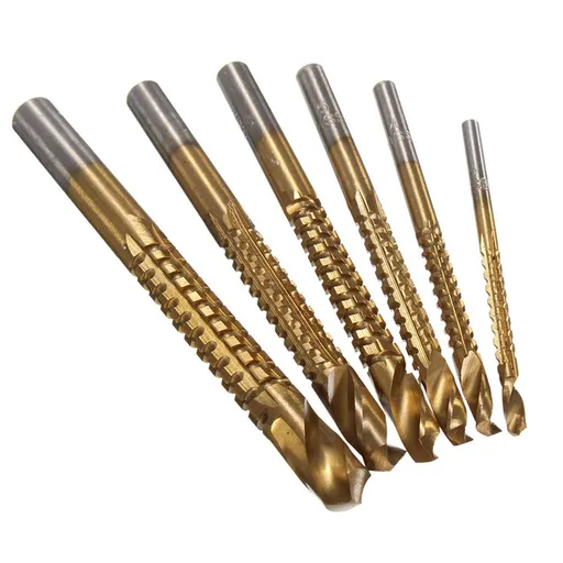 Drill Bit ! Tool Woodworking Saw Spiral Drill Side Carpenter Bit Hole Cutting Cutting Tools and Home Improvement, include 1X Drill Bit Gold