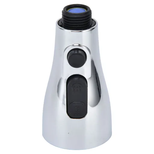 Faucet Spray Head G1/2 Brushed Silver 3 Functions Pull Down Sprayer Nozzle for Kitchen01 Type