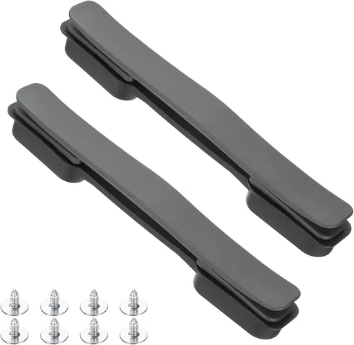 2 Pcs Luggage Handle Replacement 8.5 Inch Suitcase Handle Carry Strap Plastic Pull Handle Grip Luggage Replacement Parts with Screws for Suitcase Box Luggage Case, Dark Grey