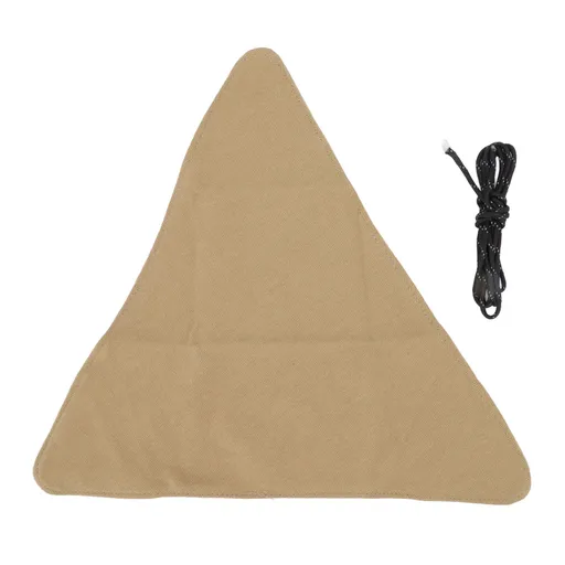 Tripod Stool Cloth Portable Foldable Triangle Stool Cloth Handcraft Anti Scratch Canvas Camping Stool Cloth for Fishing Khaki
