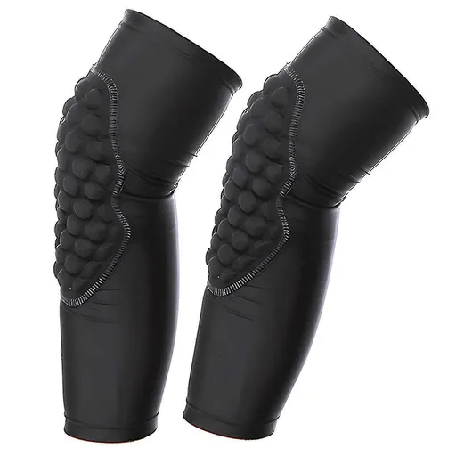 Sports Basketball Knee Pads Sports Cushioned Knee Pads For Boys and Girls - Black M