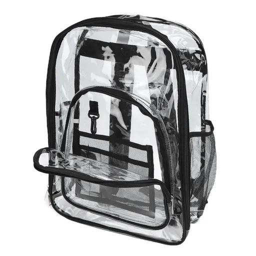 Transparent Backpack Waterproof PVC Storage Bag Student School Bag for Outdoor Travel