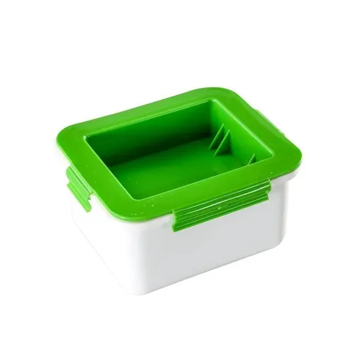 Tofu Press Mold Tofu Press Maker Kit Tofu Box Tofu Strainer Homemade Soybean Curd DIY Plastic Tofu Cheese Press Built-in (Green)