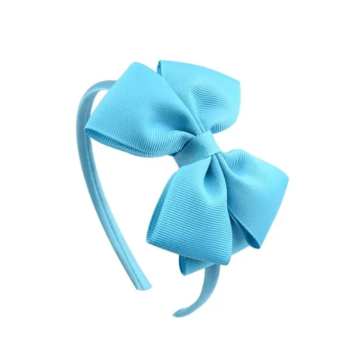 3 Pack Hair Bows Plastic Hair Headband Ribbon Headbands Hair Hoops Hair Accessories for Baby Girls Kid