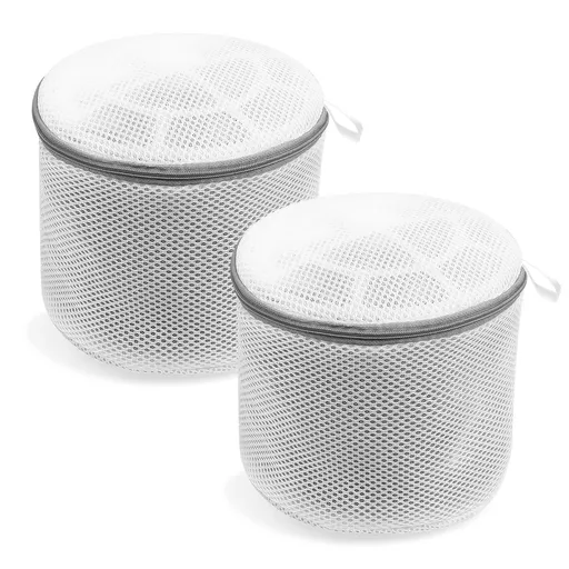 2 Pcs Premium Bra Lingerie Wash Bags, Durable Fine Mesh Laundry Bags Underwear Brassiere Washing Bags with Reinforced
