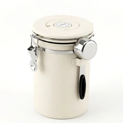 5-Star Chef 1.8L Stainless Steel Coffee Bean Storage Container Coffee Canister