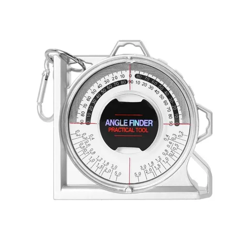 Multifunctional Slope Protractor Inclinometer Magnetic Slope Level Meter for Construction Carpenter Craftsman Compact