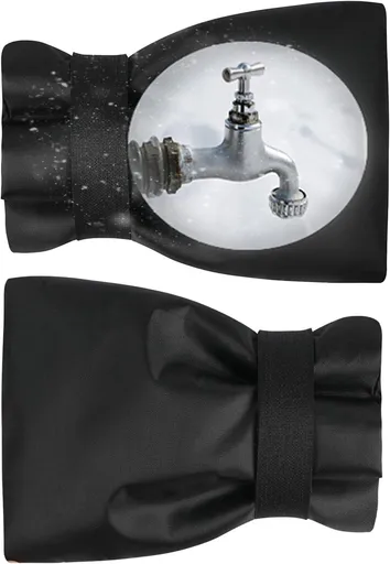 2 Pieces Frost Protection Cover - Frost protection cover for tap - Tap Freeze Cover - Frost-free Outdoor Tap Protection Cover - Outdoor Tap Covers - Frost Protection - Outdoor Tap Cover - Frost Protection for Facade Taps - Frost Cover - Anti-frost -