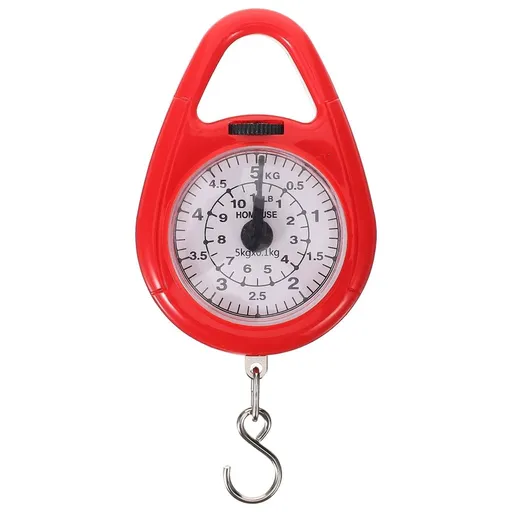 Portable Spring Scale, Reliable Weighing for Daily Use, Steel and PVC, Assorted Color