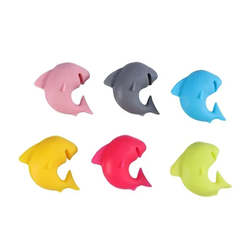 12Pcs Reusable Silicone Charms Glass Drink Markers Wine Glass Stickers Assorted