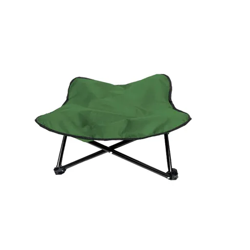 Bright Green Elevated Comfort Pet Bed - Portable & Foldable Dog Cat Cot - Durable 600D Oxford Fabric, Washable Cover, All Seasons