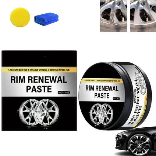 New Wheel Care & Restoration Paste, Car Wheel Scratch Repair Paste, Tire & Wheel Scratch Repair Paint, for Car, Trucks & Motorcycles